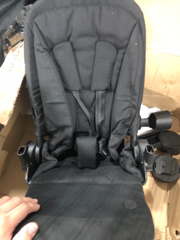 Photo 1 of Cybex Gazelle S All-in-One Toddler and Baby Stroller with Over 20 Modular Configurations, Ergonomic Near-Flat Recline, Shopper Basket, and Compact Fold, Moon Black Moon Black Stroller V2