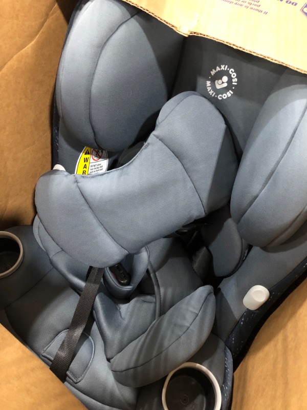 Photo 2 of Maxi-Cosi Pria All-in-One Convertible Car Seat, All-in-One Seating System: Rear-Facing, from 4-40 pounds; Forward-Facing to 65 pounds; and up to 100 pounds in Booster Mode, Sonar Grey **LIKE NEW***