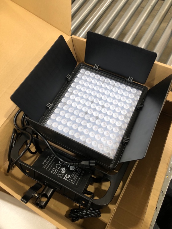 Photo 3 of GVM 2 Pack LED Video Lighting Kits with APP Control, Bi-Color Variable 2300K~6800K with Digital Display Brightness of 10~100% for Video Photography, CRI97+ TLCI97 Led Video Light Panel +Barndoor