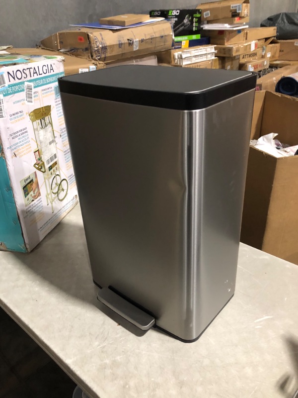 Photo 5 of ***NONREFUNDABLE - NOT FUNCTIONAL - FOR PARTS ONLY - SEE COMMENTS***
Kohler 13 Gallon Hands-Free Kitchen Step, Trash Can with Foot Pedal, Quiet-Close Lid, Stainless Steel