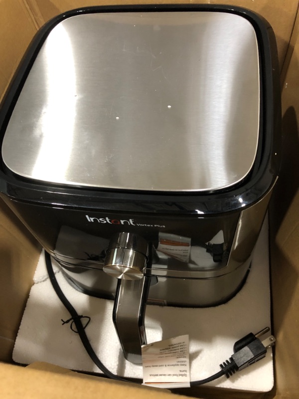 Photo 2 of Instant Vortex Plus 6-in-1, 4QT Air Fryer Oven, From the Makers of Instant Pot with Customizable Smart Cooking Programs, Nonstick and Dishwasher-Safe Basket, App With Over 100 Recipes, Stainless Steel