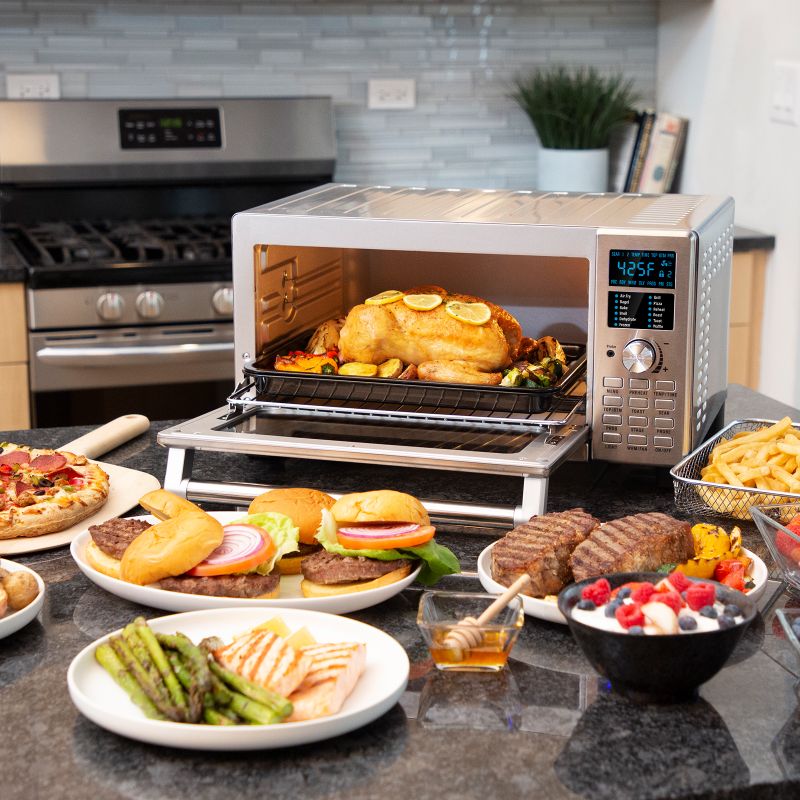 Photo 1 of **SEE NOTES** NuWave Bravo XL Air Fryer Toaster Smart Oven, 30-Qt XL Capacity 12-in-1 Countertop Grill/Griddle Combo, Cooking, Toaster oven
