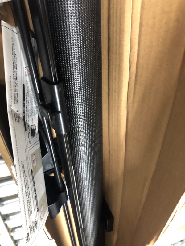 Photo 1 of 138 Inch Retractable Baby Gates Extra Wide, Uamector Mesh Baby Gate or Dog Gate,Toddler Pet Retractable Gate Adjustable Length for Large Openings Stairs Doorways Hallway Indoor Outdoor, Black (138" W x 34"H)Black