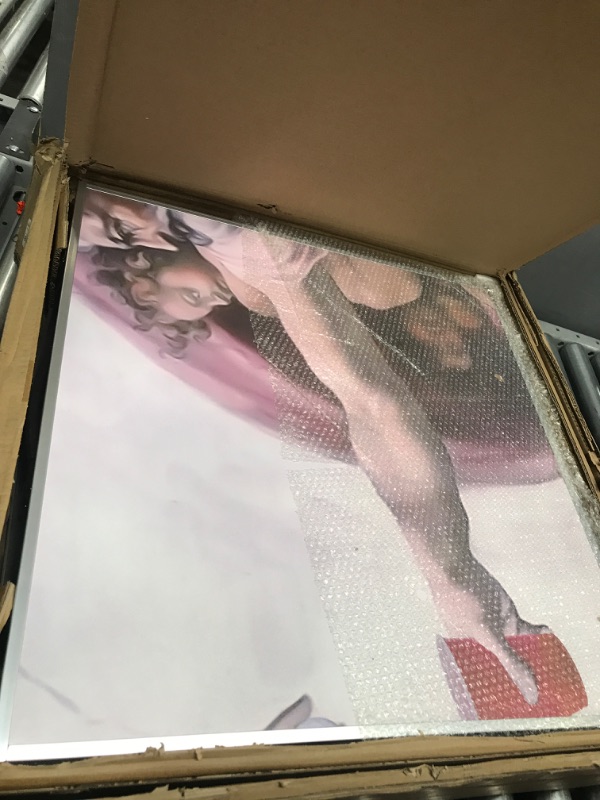 Photo 1 of 8' Folding Beer Pong Table with Bottle Opener Black Frame