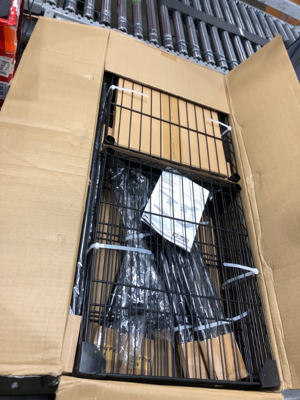 Photo 2 of VIPEK V40 Wire Garment Rack Heavy Duty Clothes Rack for Hanging Clothes, Multi-Functional Bedroom Clothing Rack Freestanding Closet Wardrobe Rack, Max Load 900lbs, Black V40 Black