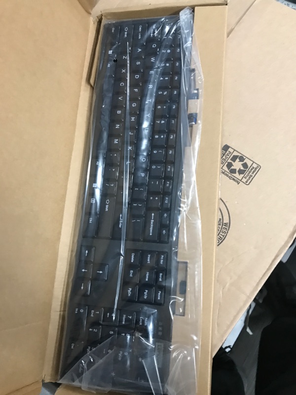 Photo 1 of Lenovo 100 Wireless Keyboard – Spill Resistant Keys – 3-Zone Keyboard – Compact Design – Black Keyboard Only
