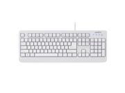 Photo 1 of Perixx PERIBOARD-517, Wired USB Waterproof Keyboard - SGS Certified IP 65 Level - Fit with Medical and Industrial Environment - White - US English.
