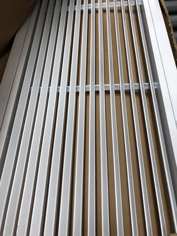 Photo 1 of 36" X 12" Aluminum Return Filter Grille - Easy Airflow - Linear Bar Grilles [Outer Dimensions: 37.75w X 13.75h] 36 X 12