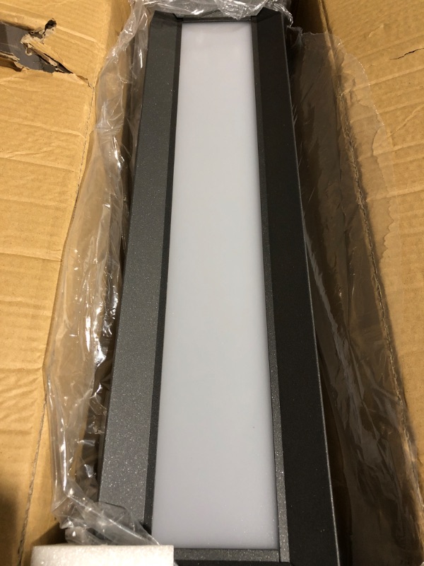 Photo 2 of * used * see images *
Modern Outdoor Big Wall Light, 26 Inches LED Porch Patio Door Entryway Sconce Exterior Fixture 