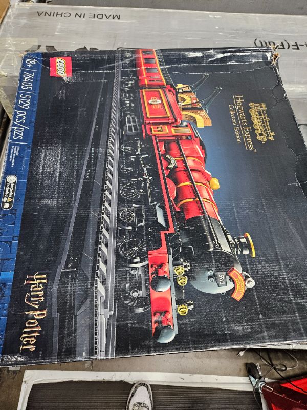 Photo 3 of ***PARTS ONLY/NON-RETURNABLE*MISSING PIECES **USED DAMAGED BOX MISSING PIECES***
LEGO Harry Potter Hogwarts Express 76405 Building Set **There are 10 empty bags inside with no loose Legos and three bags missing**