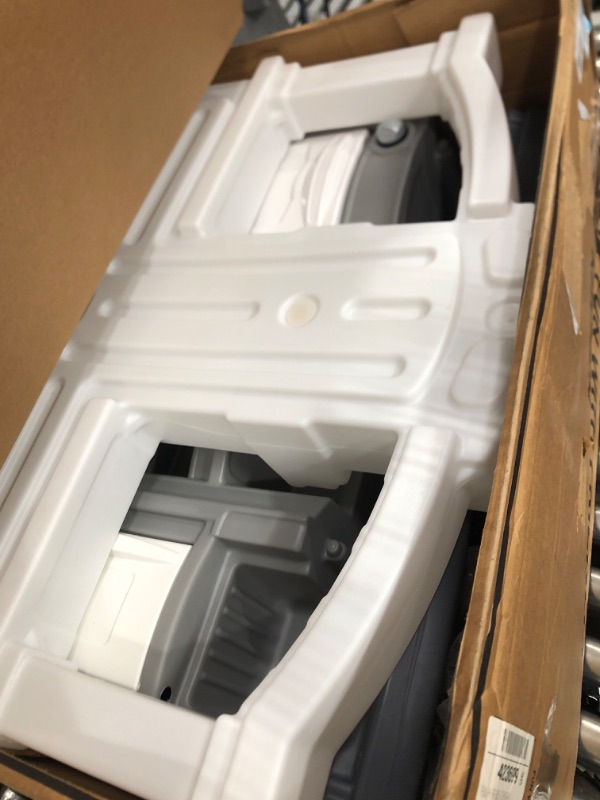 Photo 1 of Step2 Fun with Friends Kitchen Set for Kids, Gray – Includes Toy Kitchen Accessories, Interactive Features for Pretend Play – Indoor/Outdoor Toddler Playset – Dimensions: 40.88" H x 35.75" W x 12.5" D