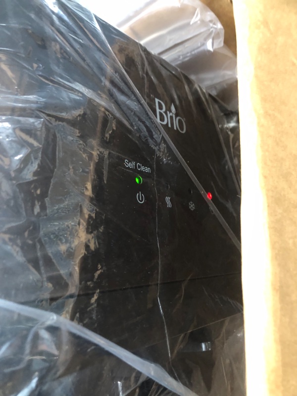 Photo 2 of **SEE NOTES**Brio Self Cleaning Bottom Loading Water Cooler Water Dispenser – Black Stainless Steel - 3 Temperature Settings - Hot, Room & Cold Water - UL / Energy Star Approved