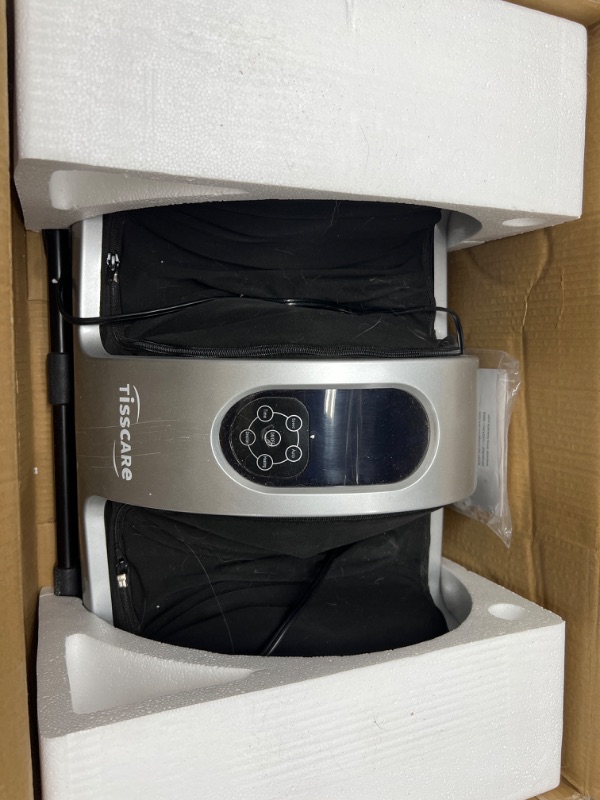 Photo 2 of **PARTS ONLY/SALE FINAL**
**NON-REFUNDABLE** // **SALE FINAL**  
TISSCARE Shiatsu Foot Massager for Circulation and Pain Relief, Foot Massage Machine for Plantar Fasciitis Relief, Relaxation-Massage Foot, Leg, Calf, Ankle with Deep Kneading Heat Therapy