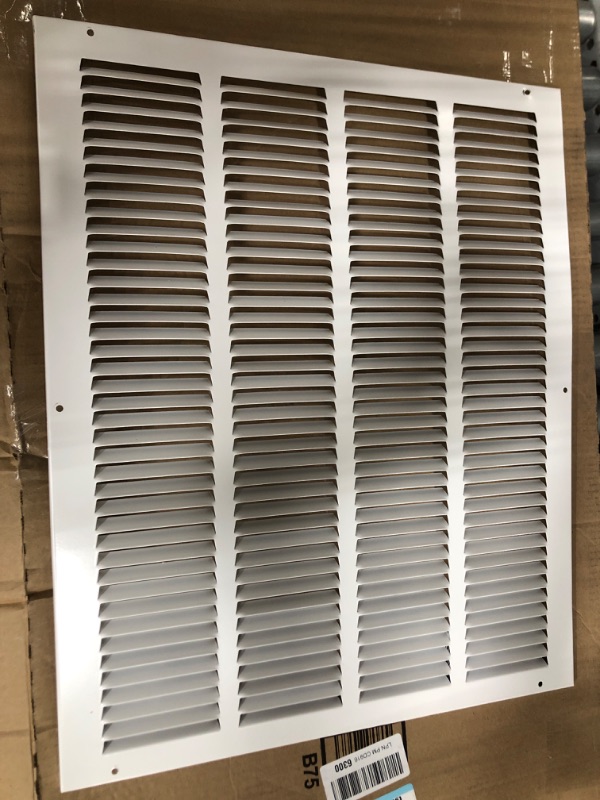 Photo 2 of 16" X 20" Aluminum Return Grille - Easy Air Flow - Linear Bar Grilles [Outer Dimensions: 17.5"w X 21.5"h] 16 X 20