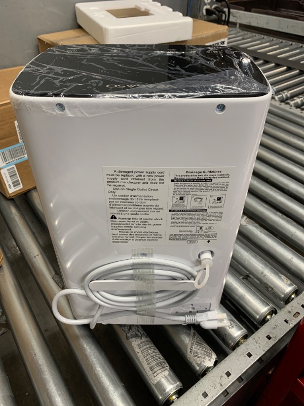 Photo 4 of 30 Pint Dehumidifiers for Home with Drain Hose, VEAGASO 2,500 Sq.Ft Dehumidifier for Basement, Large Room, Bathroom, Three Operation Modes, Intelligent Humidity Control, Dry Clothes, 24HR Timer