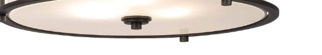 Photo 1 of 3-Light Semi Flush Mount Ceiling Light