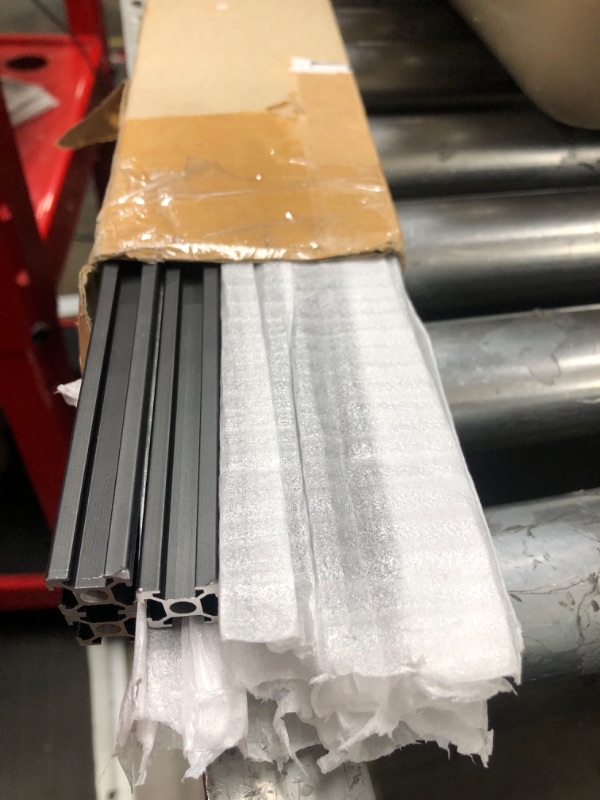 Photo 2 of 1515 T Slot Aluminum Extrusion for 3D Printer Parts and CNC DIY Black 1000mmX10 1000mm(39.4'') Black 10