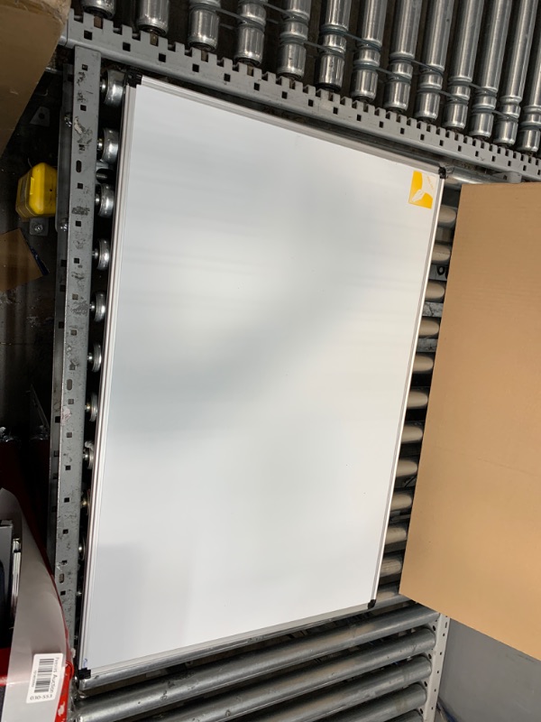 Photo 2 of XBoard Magnetic Dry Erase Board/Whiteboard, 36 X 24 Inches, Double Sided White Board,1 Dry Eraser & 3 Dry Erase Markers & 4 Push Pin Magnets 36" x 24"