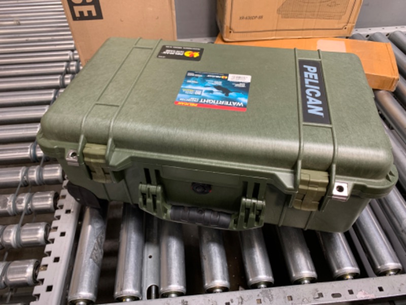 Photo 2 of Pelican 1510 Case With Foam (OD Green) OD Green With Foam