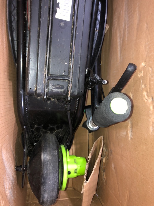 Photo 1 of electric scooter (green) *parts* 