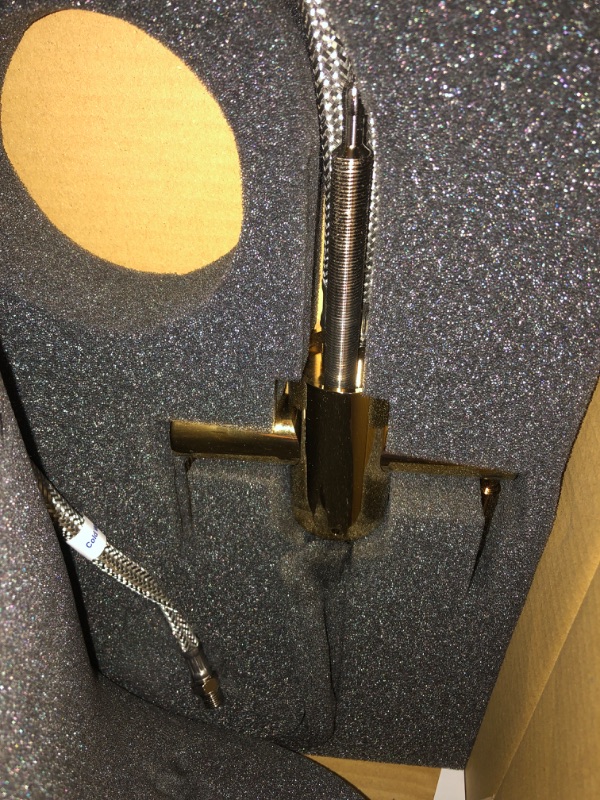 Photo 1 of ***LOOSE PARTS IN BOX*** Westbrass Contemporary 10" Cold Dispenser & Tank, Polished Brass, D2051HFP-01 Hot Water Dispenser