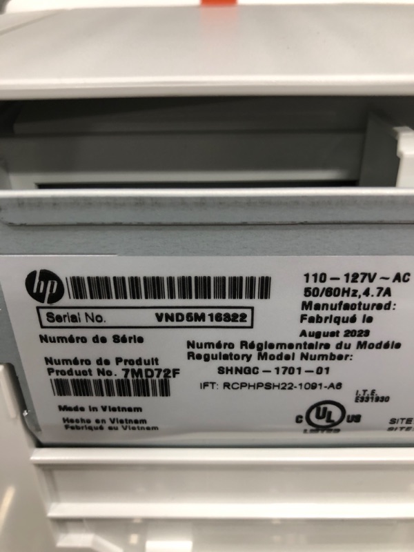 Photo 3 of HP LaserJet MFP M140w Wireless Black and White All-in-One Printer (7MD72F), White New Version: M140w