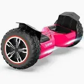 Photo 1 of All Terrain Off-road Hoverboard for Adults, Electric Hoverboards for Kids Ages 6-12, UL 2272 Certified Self Balancing Hover Board for Teens, 8.5" E4 Hoover Board with Music Speaker & Front Lights PINK