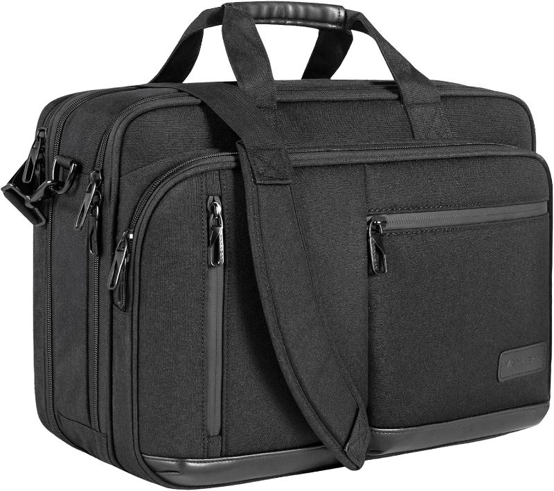 Photo 1 of (READ FULL POST) 
VANKEAN Laptop Briefcase for Men Women, 17.3 Inch Black
