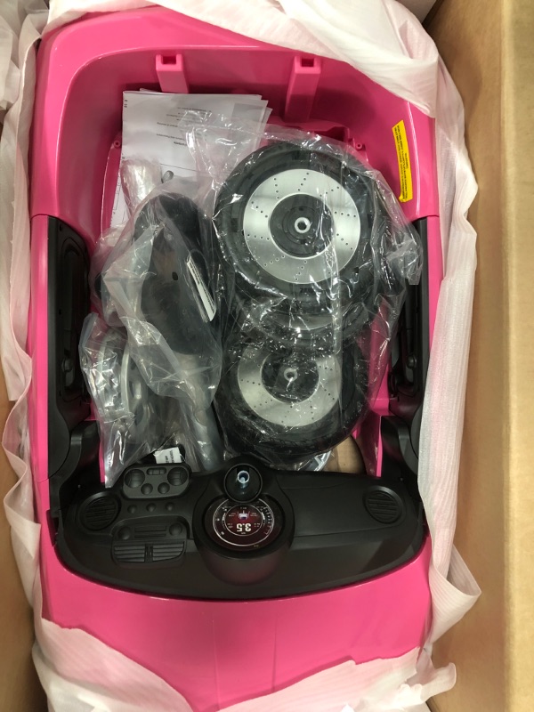 Photo 2 of ***USED - LIKELY MISSING PARTS - UNABLE TO VERIFY FUNCTIONALITY***
Best Ride On Cars Fiat 500 Push Car, Pink