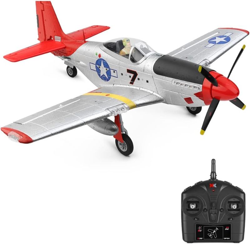 Photo 1 of (PARTS ONLY / NO REFUNDS) GoolRC RC Plane, WLtoys XK A280 RC Airplane, 2.4GHz 4 Channel Brushless Remote Control Airplane, RC Aircraft Fighter with 6-Axis Gyro, 3D/6G Mode and LED Searchlight, Easy to Fly for Adults
