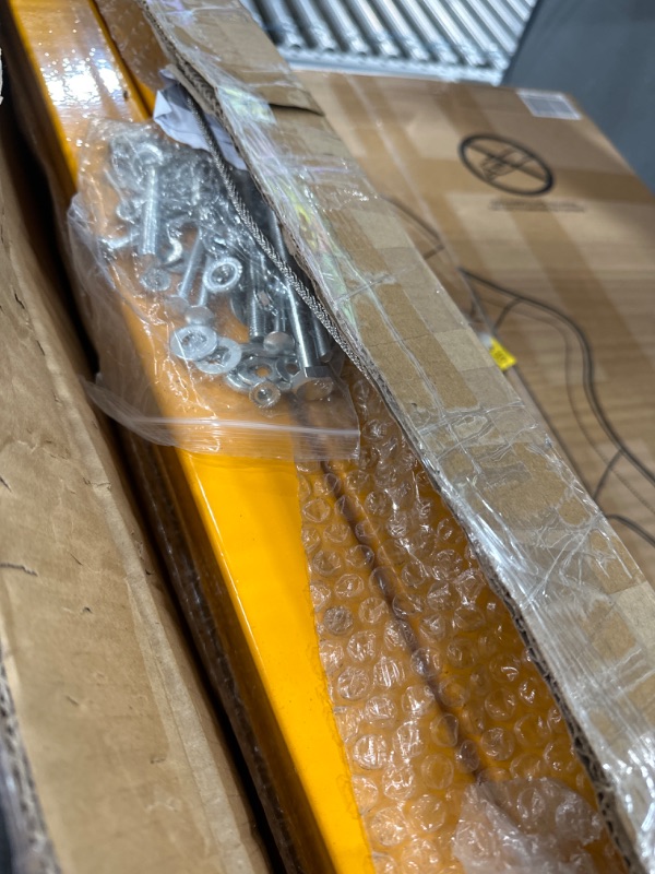 Photo 2 of 2 Side Tailgate Assist Lift Kit, Yellow Trailer Gate Lift Assist Kit,fit for Utility Trailers with 12 "to 24" side rails and 4 "to 6" Height Tailgate or Ramp