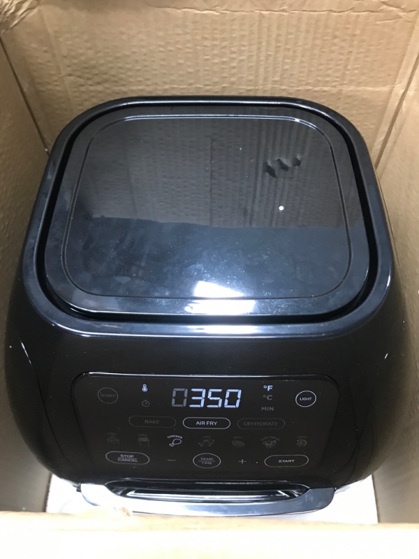 Photo 2 of ***HEAVILY USED AND DIRTY - LIKELY MISSING PARTS - UNABLE TO TEST***
CHEFMAN Multifunctional Digital Air Fryer+ Rotisserie, Dehydrator, Convection Oven, 17 Touch Screen Presets Fry, Roast, Dehydrate, Bake, XL 10L Family Size, Auto Shutoff, Large Easy-View