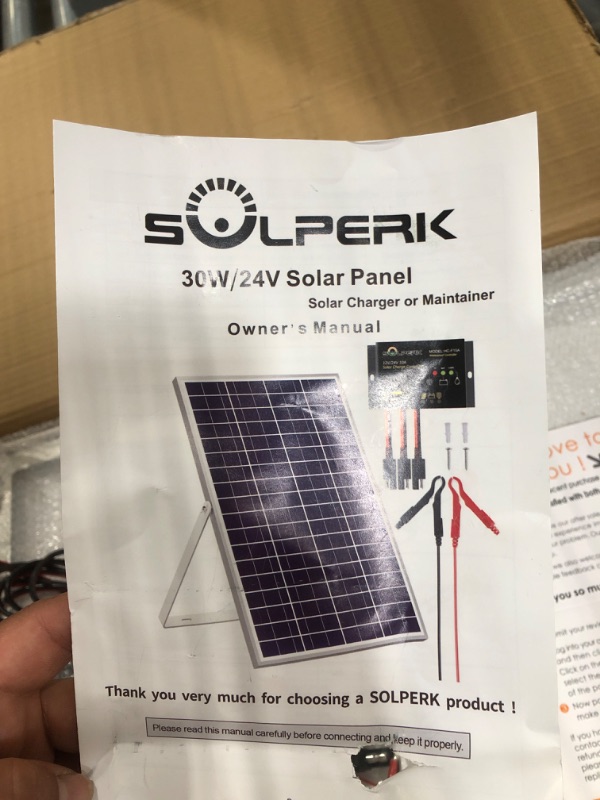 Photo 1 of 30W/24V Solar Panel