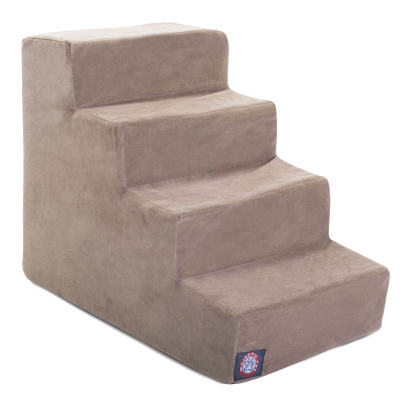 Photo 1 of Majestic Pet Suede Stairs 4 Steps Stone Machine Washable Removable Cover 24" x 16" x 20"-TAN 
