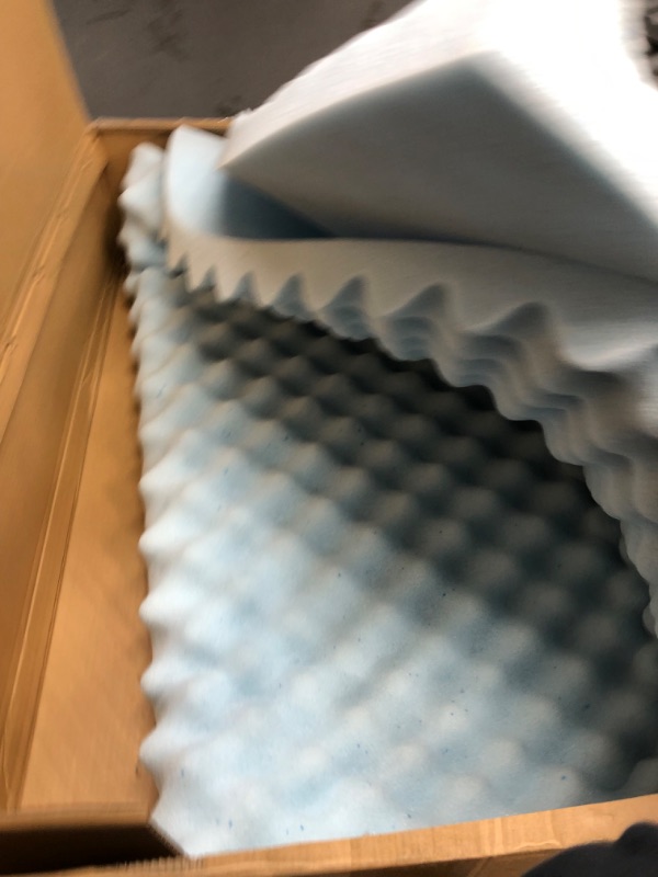 Photo 3 of  Mattress 1.5 Inch Egg Crate Memory Foam