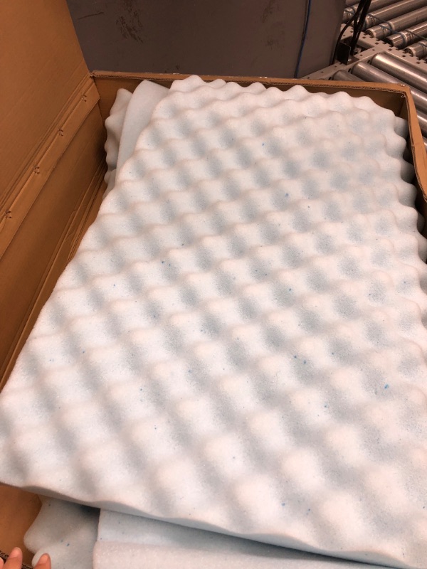 Photo 2 of  Mattress 1.5 Inch Egg Crate Memory Foam