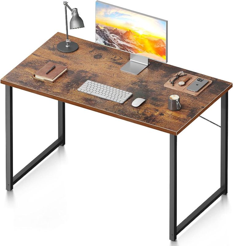 Photo 1 of Coleshome 47 Inch Computer Desk, Modern Simple Style Desk for Home Office, Study Student Writing Desk, Vintage
