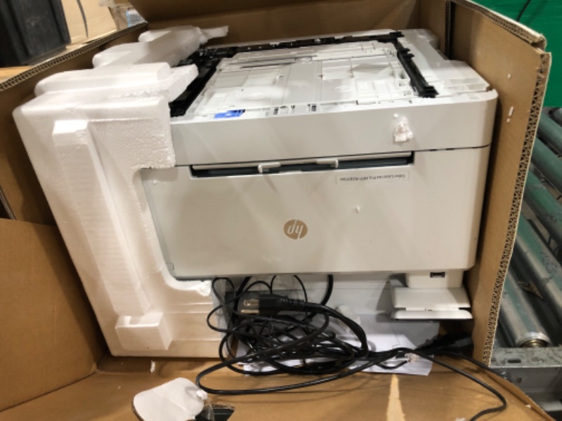 Photo 3 of HP Color LaserJet Pro M283fdw Wireless All-in-One Laser Printer, Remote Mobile Print, Scan & Copy, Duplex Printing, Works with Alexa (7KW75A)