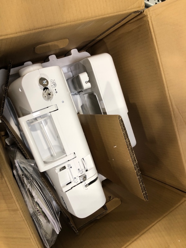 Photo 1 of Brother LB5000 Sewing and Embroidery Machine, 80 Built-in Designs, 103 Built-in Stitches, Computerized, 4" x 4" Hoop Area, 3.7" LCD Touchscreen Display, 7 Included Feet