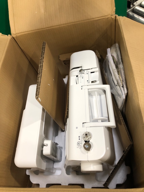 Photo 1 of Brother LB5000 Sewing and Embroidery Machine, 80 Built-in Designs, 103 Built-in Stitches, Computerized, 4" x 4" Hoop Area, 3.7" LCD Touchscreen Display, 7 Included Feet