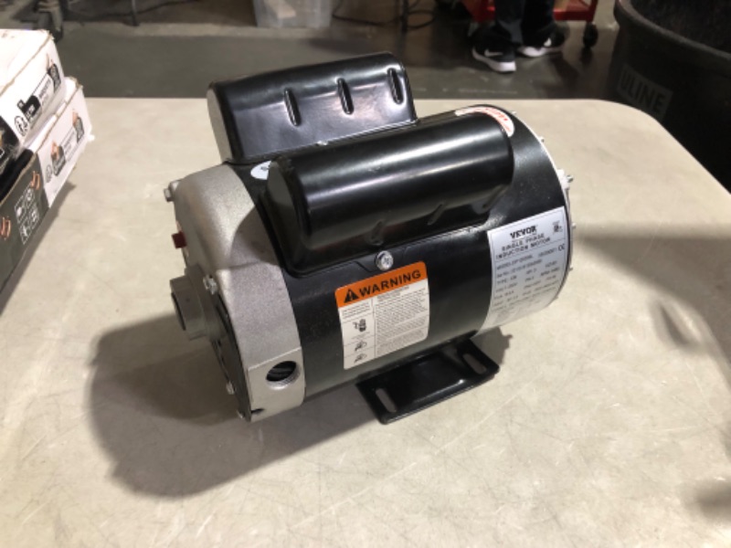 Photo 5 of ***USED - DAMAGED - UNABLE TO TEST - SEE COMMENTS***
VEVOR 3HP Air Compressor Motor, 3450RPM Electric Motor, 230V 15 Amps, 5/8" Keyed Shaft 56 Frame