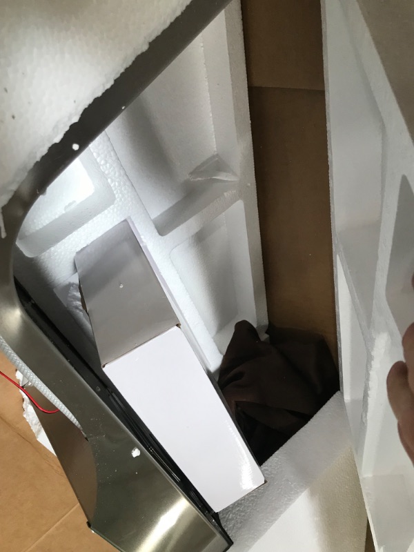 Photo 1 of MENATT Shower Tower System with LED Lights, Hydroelectricity Display Shower Panel, Rainfall & Waterfall Shower Head, Massage Jets, Tub Spout, Handheld Shower (Brushed) Integrated-brushed