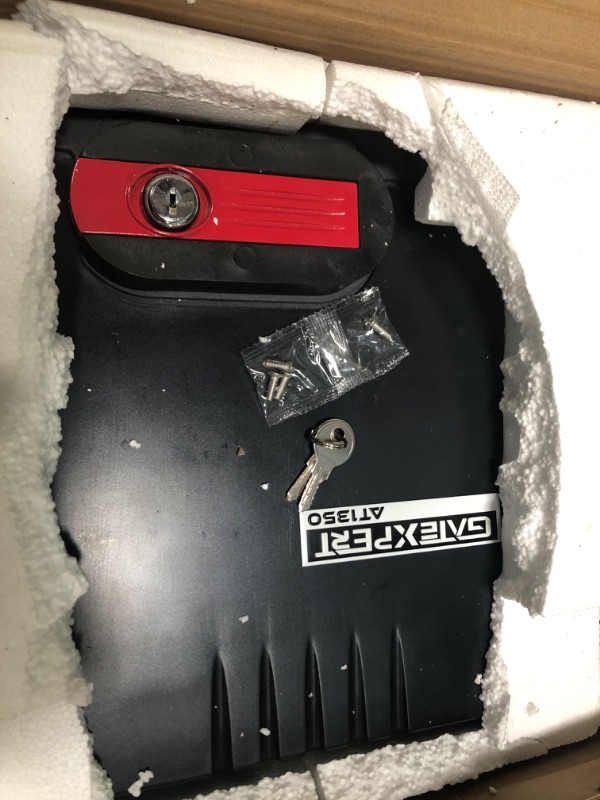 Photo 1 of GATEXPERT Sliding Gate Opener with Remote Controls & Security Photocell Sensor,Chain Driven AC Motor for Gate up to 1350lb (AT1350 Automatic Gate Opener Kit)