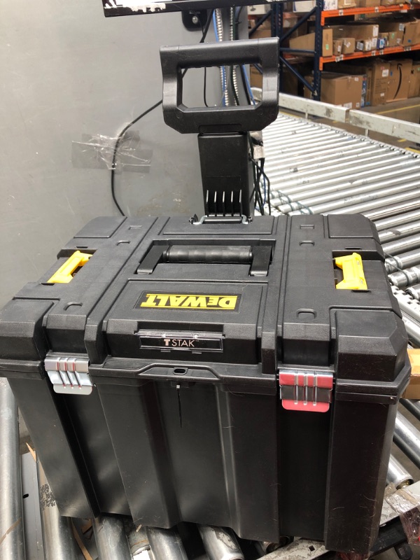 Photo 3 of ***MAJOR DAMAGE - SEE COMMENTS***
DEWALT TSTAK Rolling Tool Box, Mobile Storage, Extra-Deep Storage, Durable, Allows Stacking (DWST17820)
