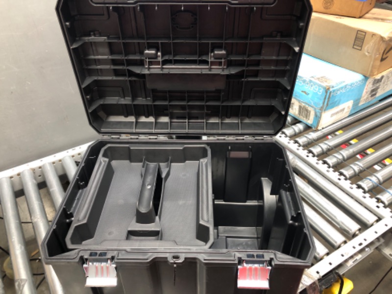 Photo 2 of ***MAJOR DAMAGE - SEE COMMENTS***
DEWALT TSTAK Rolling Tool Box, Mobile Storage, Extra-Deep Storage, Durable, Allows Stacking (DWST17820)
