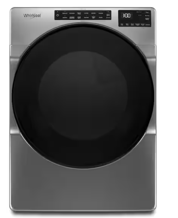 Photo 1 of Whirlpool 7.4 cu. ft. Vented Electric Dryer in Chrome Shadow