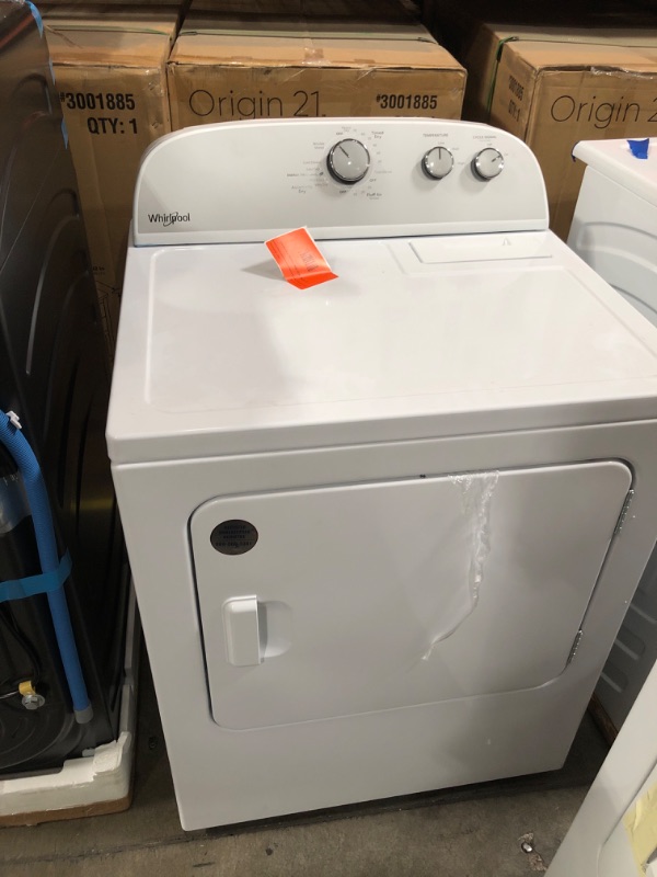 Photo 2 of Whirlpool 7-cu ft Electric Dryer (White)