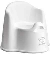 Photo 1 of BabyBjörn Potty Chair, White/Grey 