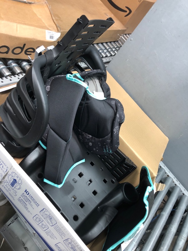 Photo 3 of Chicco KidFit ClearTex Plus 2-in-1 Belt-Positioning Booster Car Seat, Backless and High Back Booster Seat, for Children Aged 4 Years and up and 40-100 lbs. | Obsidian/Black KidFit Plus with ClearTex® No Chemicals Obsidian