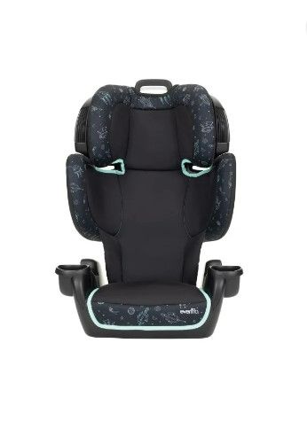 Photo 1 of Chicco KidFit ClearTex Plus 2-in-1 Belt-Positioning Booster Car Seat, Backless and High Back Booster Seat, for Children Aged 4 Years and up and 40-100 lbs. | Obsidian/Black KidFit Plus with ClearTex® No Chemicals Obsidian